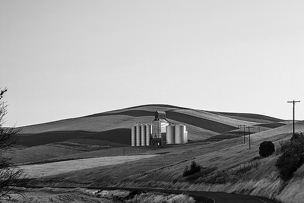 Silo at Bend in the Road