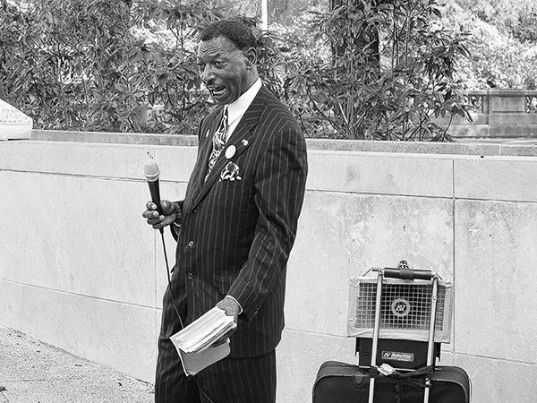 Street Preacher on the Sabbath